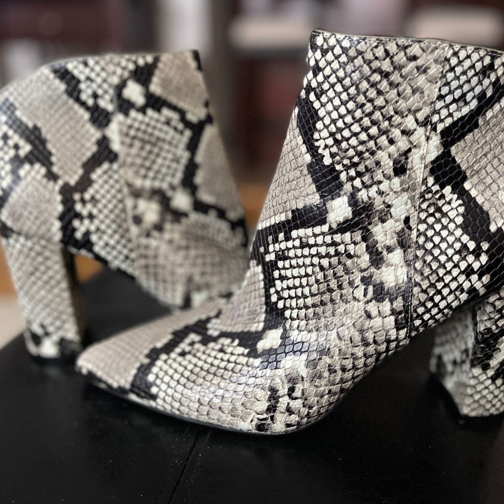 Marc Fisher LTD Snakeskin Ankle Boots